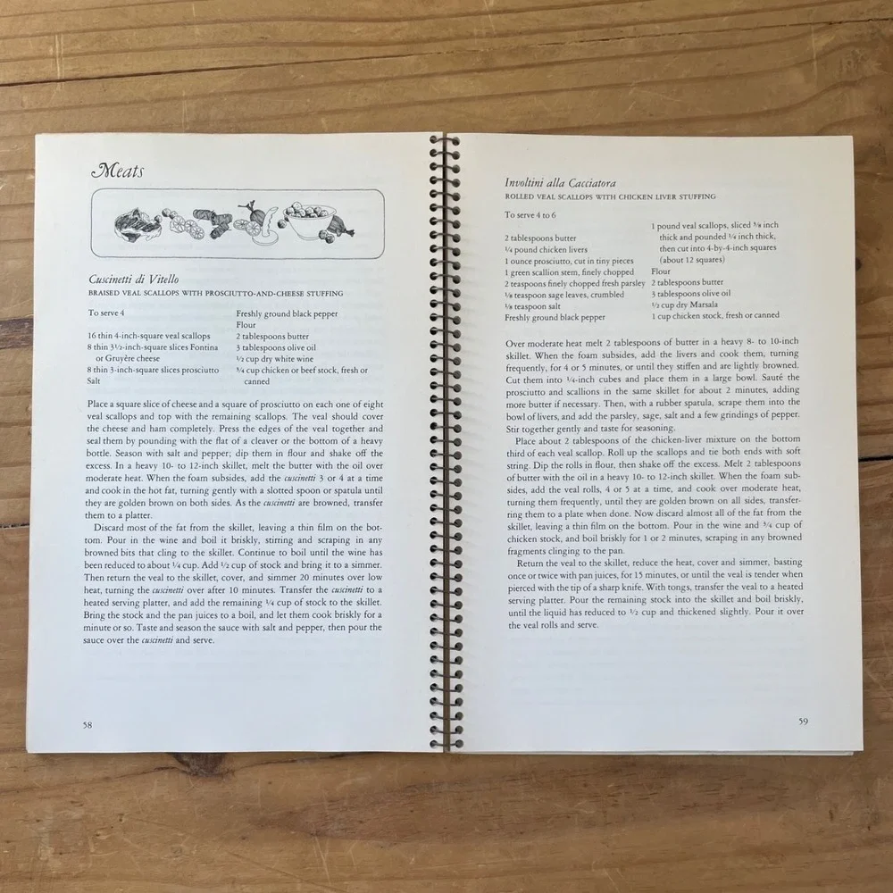 Recipes: Italy Cooking Foods of the World‎ Time Life Books 1968 Spiral